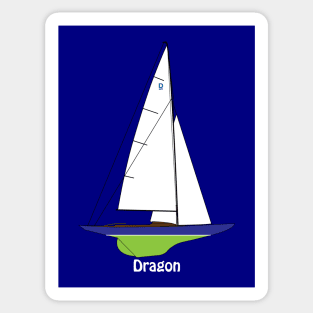 Dragon Class Sailboat Sticker